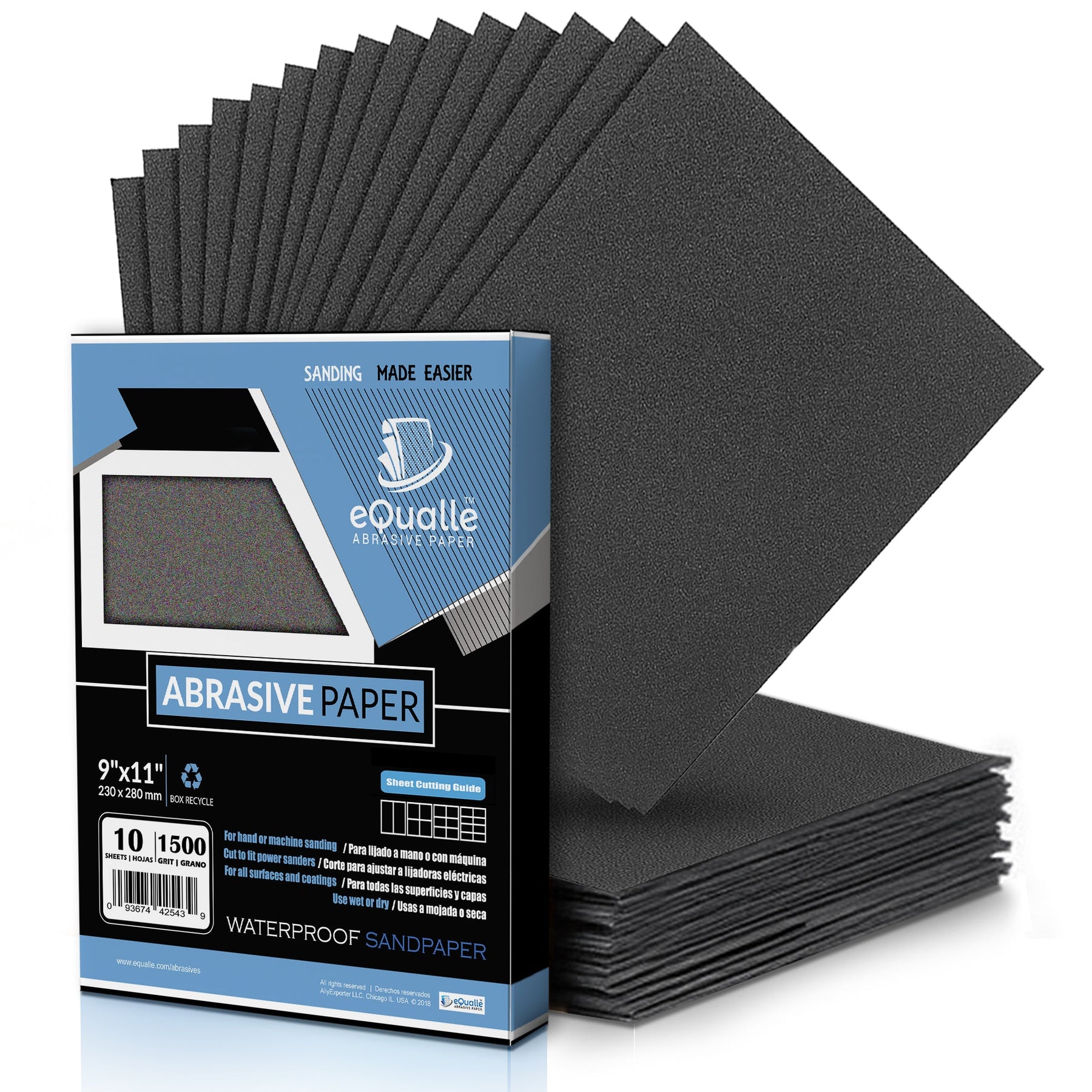 eQualle Sandpaper Sheets