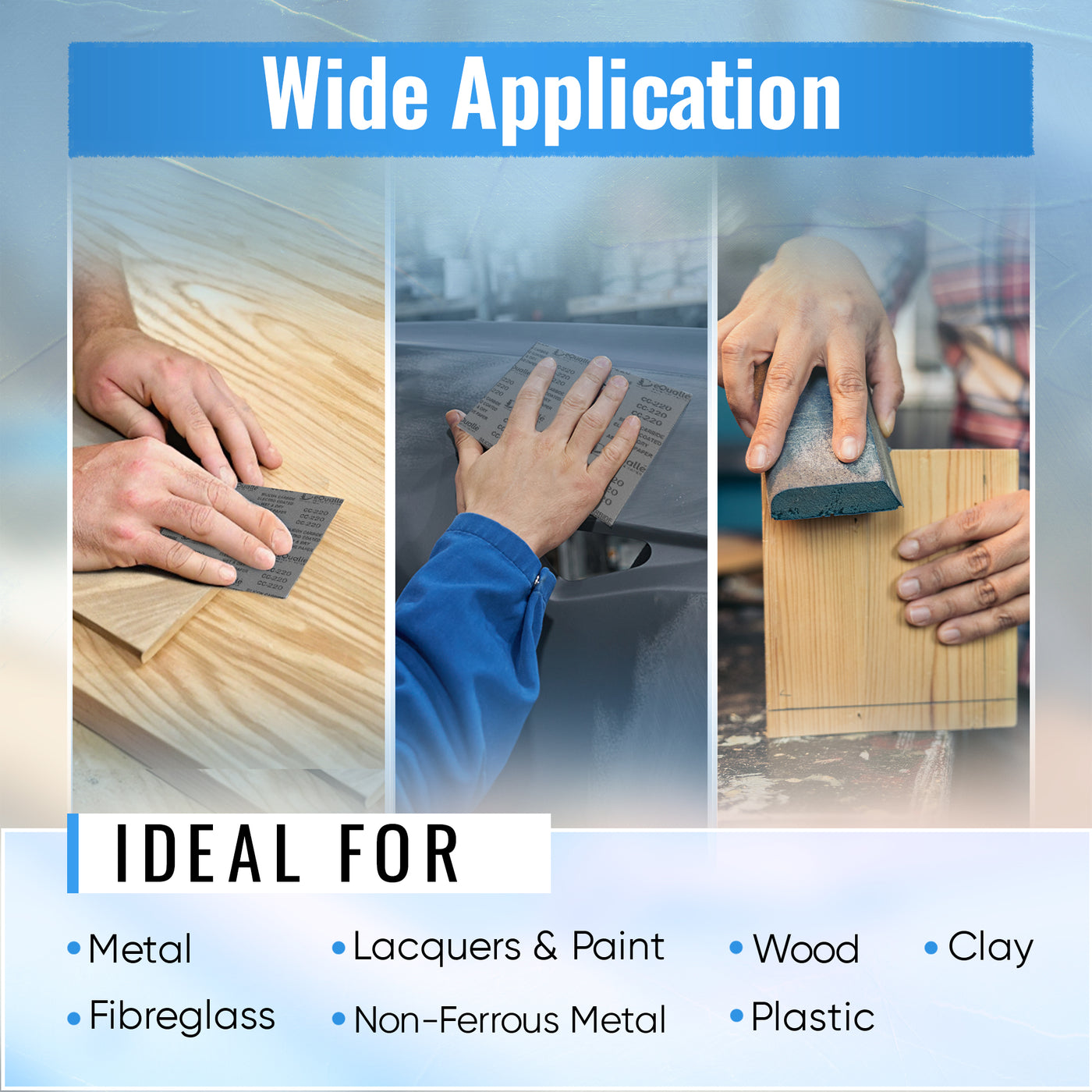 eQualle Sandpaper Sheets