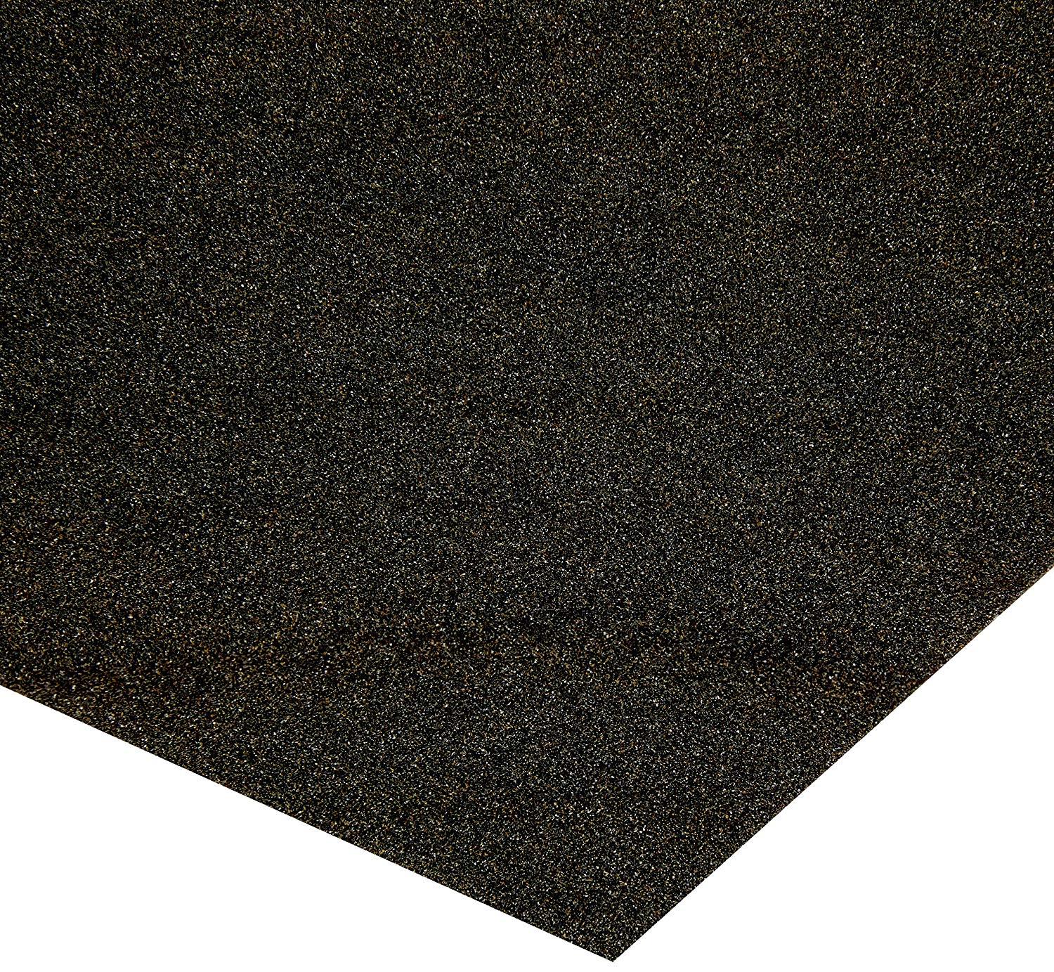 A close-up view of abrasive texture for comparing sanding scratch patterns.