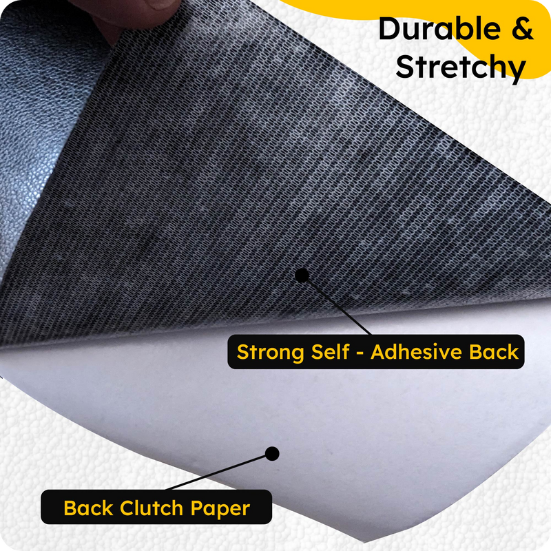 Self-adhesive vinyl patches for clothing 27x120 inches