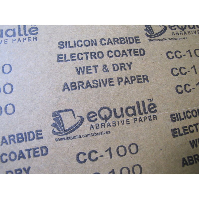 100 Grit Sandpaper Sheets – 50 Pack, 9x11 in, Wet or Dry Use