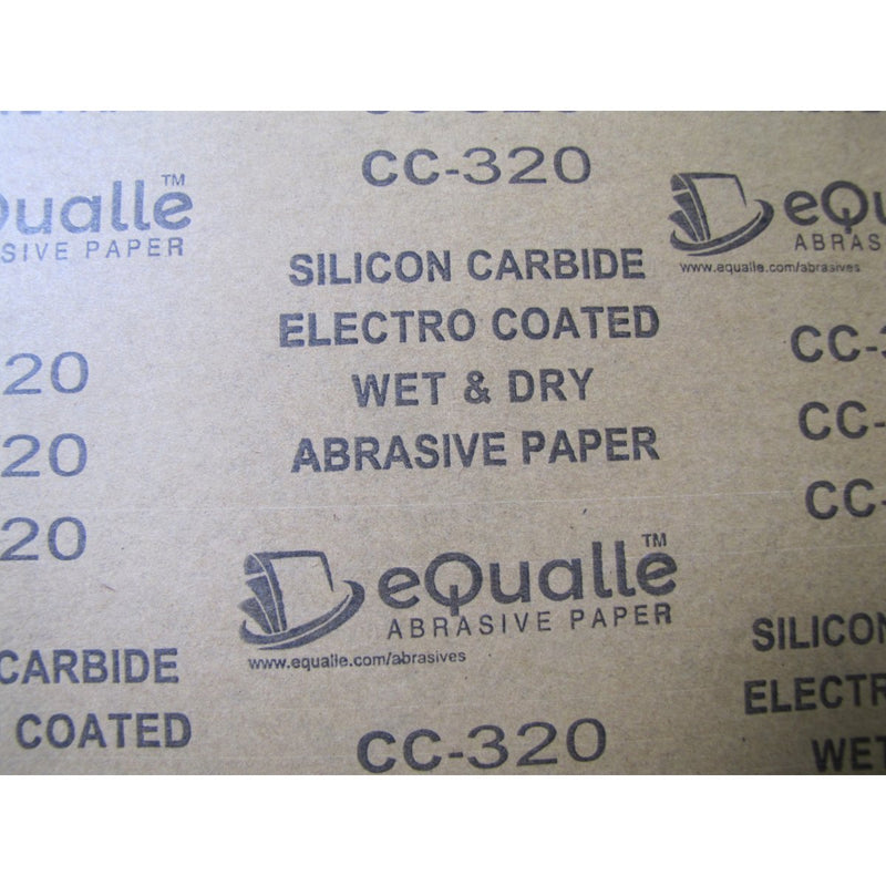 320 Grit Sandpaper Sheets – 25 Pack, 9x11 in, Wet or Dry Use