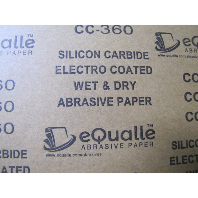 360 Grit Sandpaper Sheets – 100 Pack, 9x11 in, Wet or Dry Use