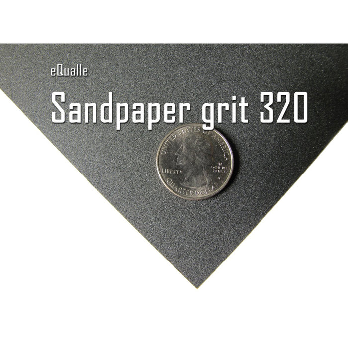 Sand Paper Rough Dimension Sandpaper | Grit 320 | 50 Sheets — eQualle Sandpaper
